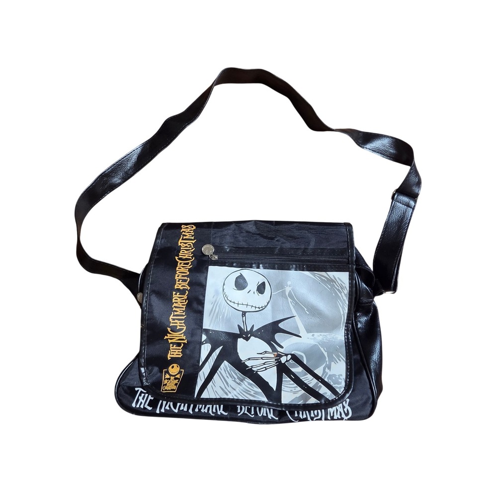 Disney Nightmare Before Christmas Jack Skellington Messenger Bag Crossbody Goth